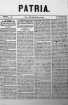Primera Edición del Periódico Patria - 14 de Marzo de 1892